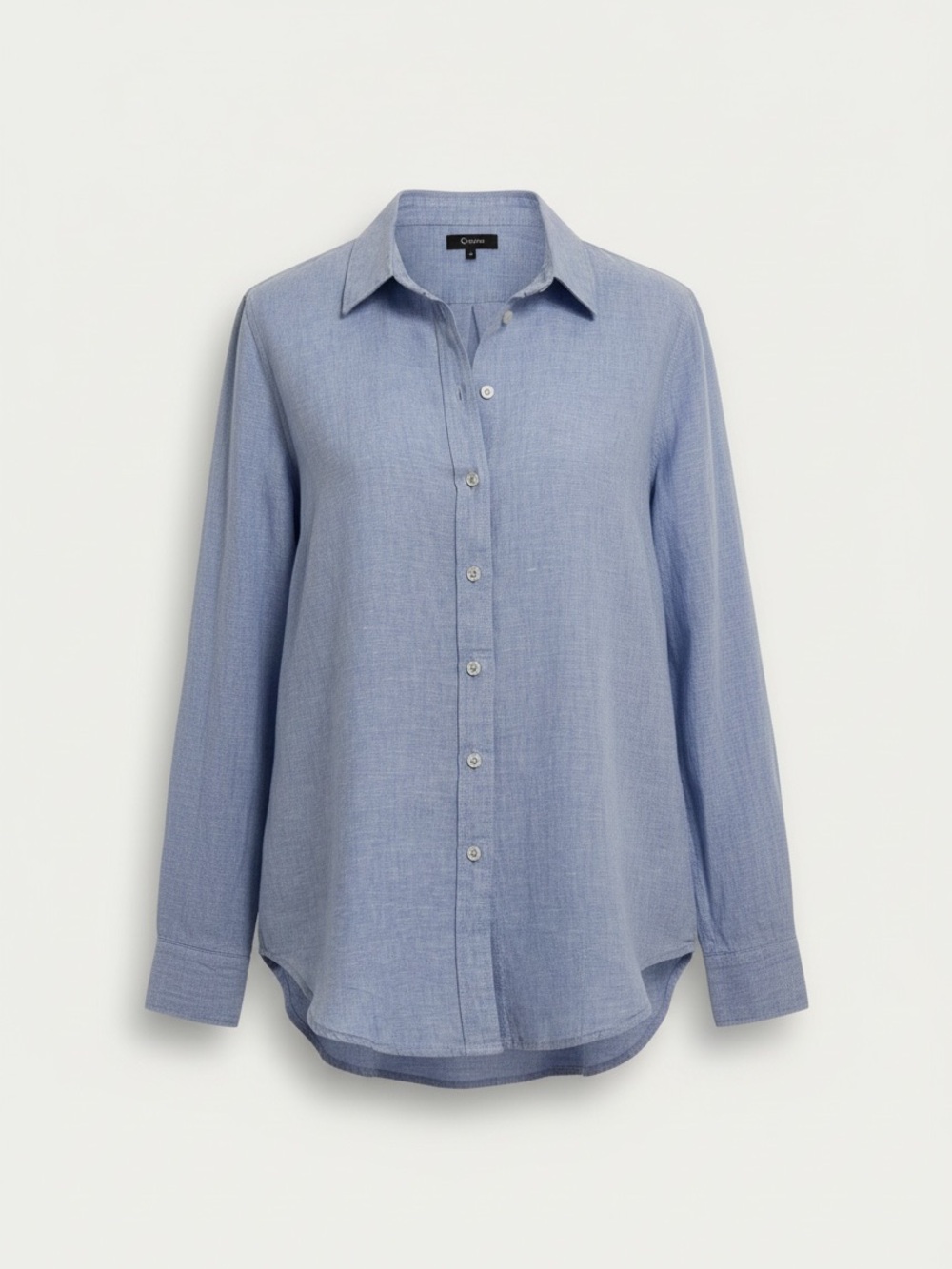 Quince Light Blue Long-Sleeve Button-Down Shirt